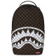 Sprayground Τσάντα πλάτης Brown and Cream Drip Check Shark DLXSV Backpack